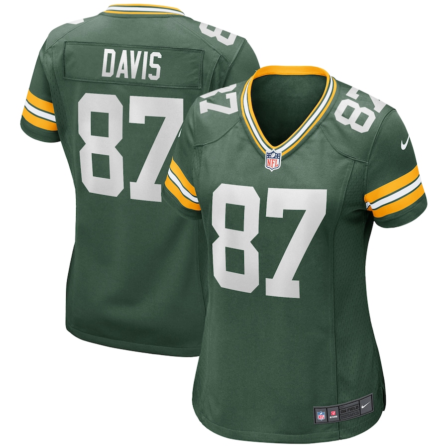 Womens Green Bay Packers Willie Davis  Green Game Retired Player Jersey