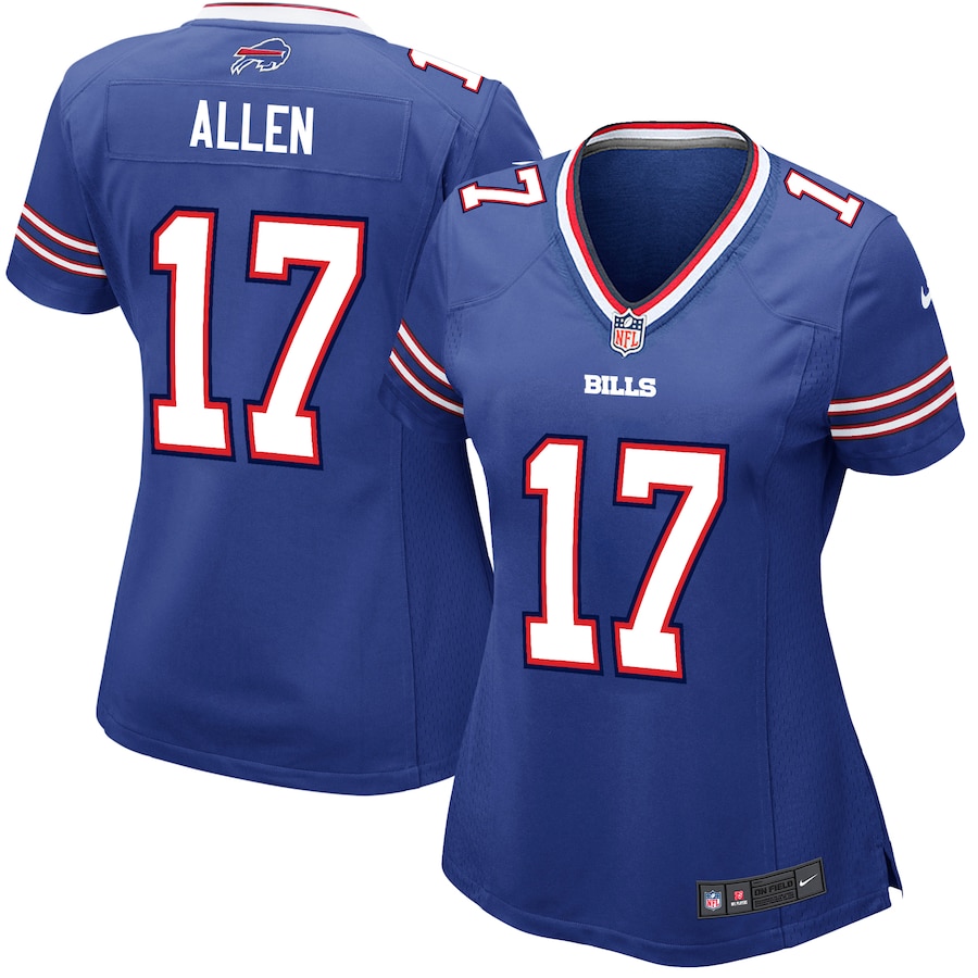 Womens Buffalo Bills Josh Allen  Royal Game Player Jersey