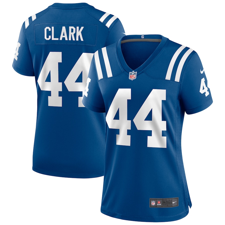 Womens Indianapolis Colts Dallas Clark  Royal Game Retired Player Jersey