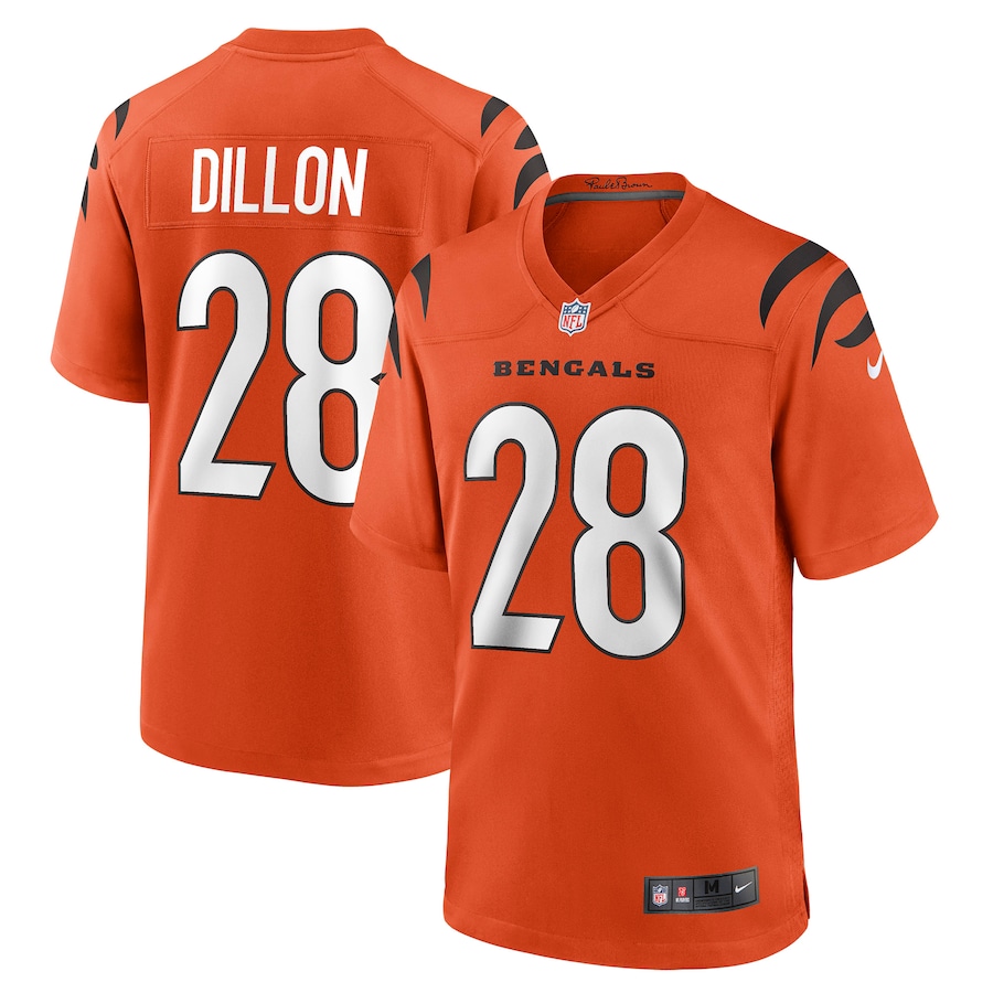Mens Cincinnati Bengals Corey Dillon  Orange Retired Player Alternate Game Jersey