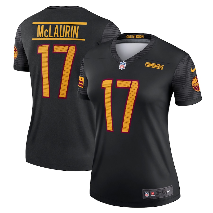 Womens Washington Commanders Terry McLaurin  Black Legend Jersey