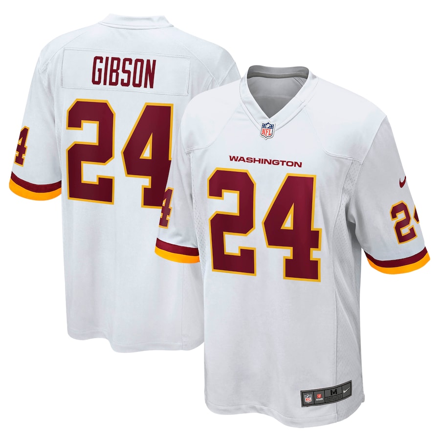 Mens Washington Football Team Antonio Gibson  White Game Player Jersey