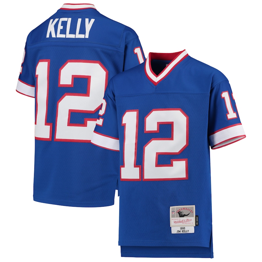 Youth Buffalo Bills Jim Kelly  Royal 1990 Legacy Retired Player Jersey