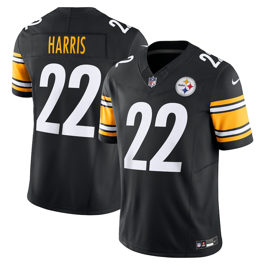 Mens Pittsburgh Steelers Najee Harris  Black Vapor F.U.S.E. Limited Jersey
