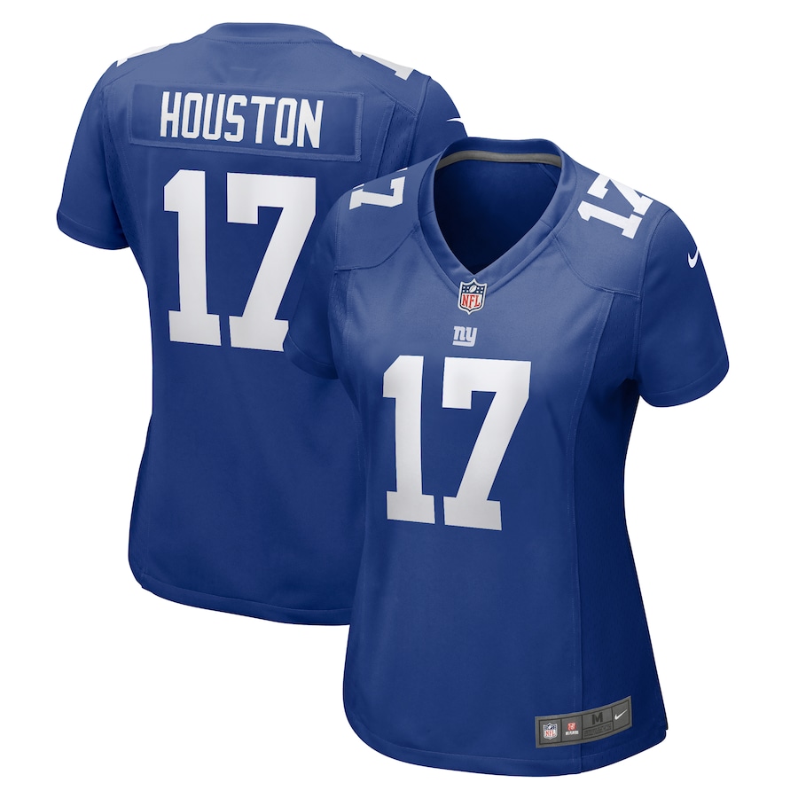 Womens New York Giants Dennis Houston   Royal Team Game Jersey