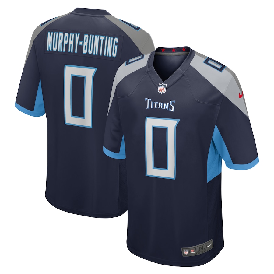 Mens Tennessee Titans Sean Murphy-Bunting  Navy Game Player Jersey