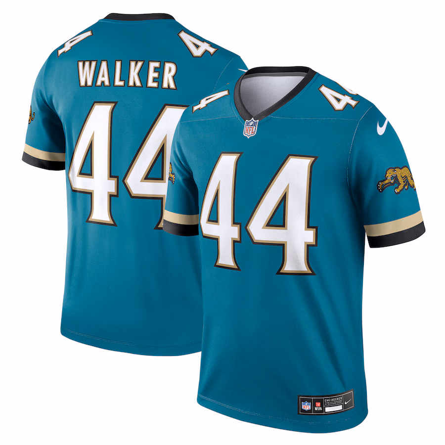 Travon Walker Jacksonville Jaguars  Alternate Legend Player Performance Top - Teal