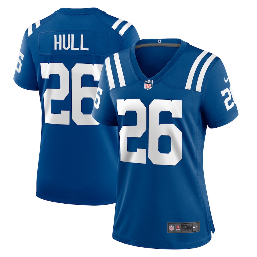 Womens Indianapolis Colts Evan Hull   Royal Team Game Jersey