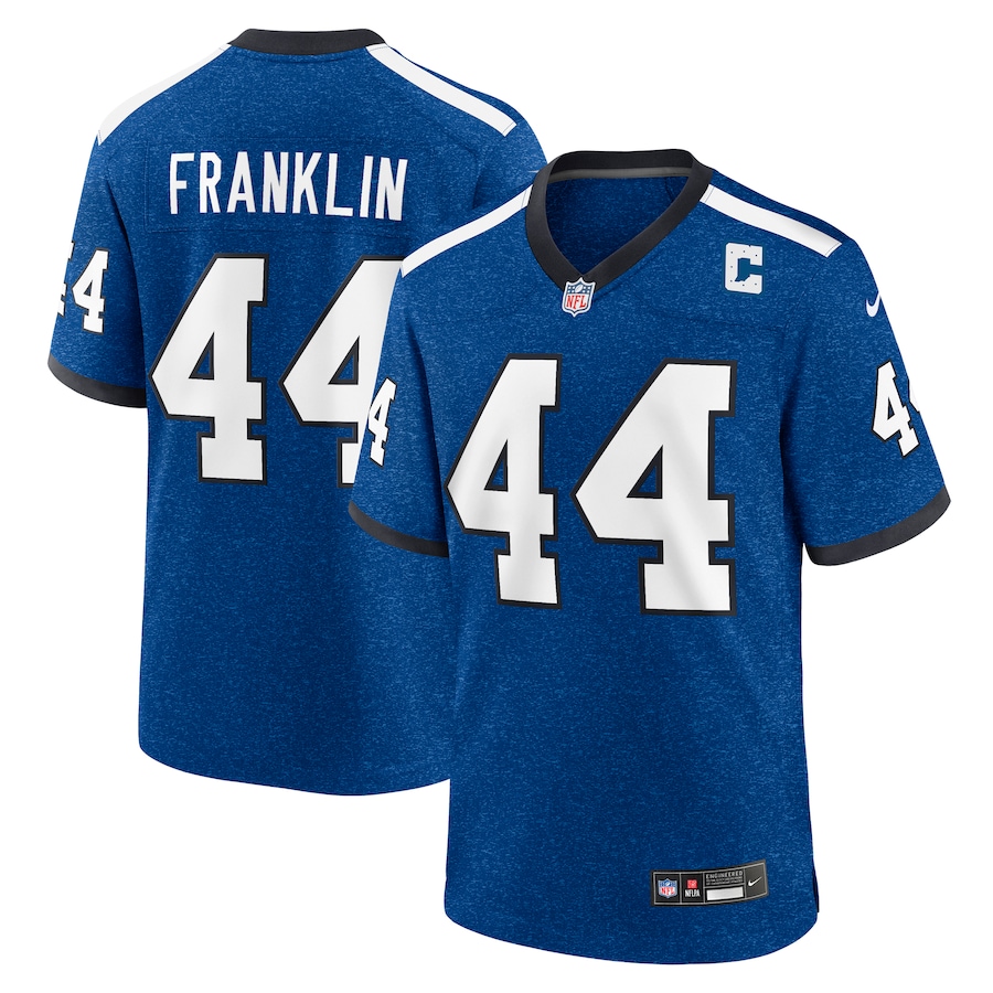 Mens Indianapolis Colts Zaire Franklin  Royal Indiana Nights Alternate Game Jersey