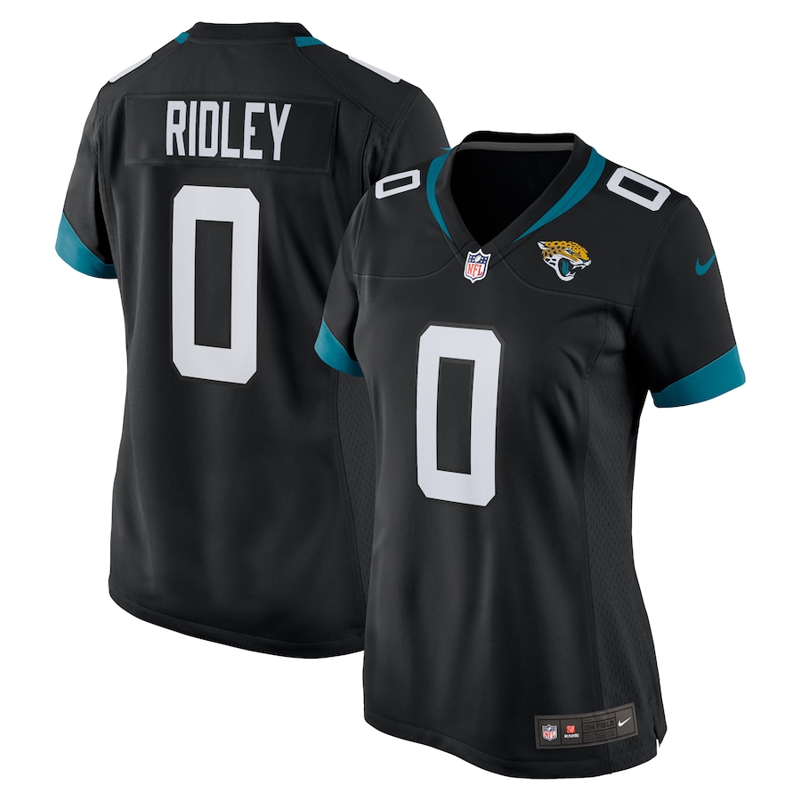 Womens Jacksonville Jaguars Calvin Ridley  Black Game Jersey