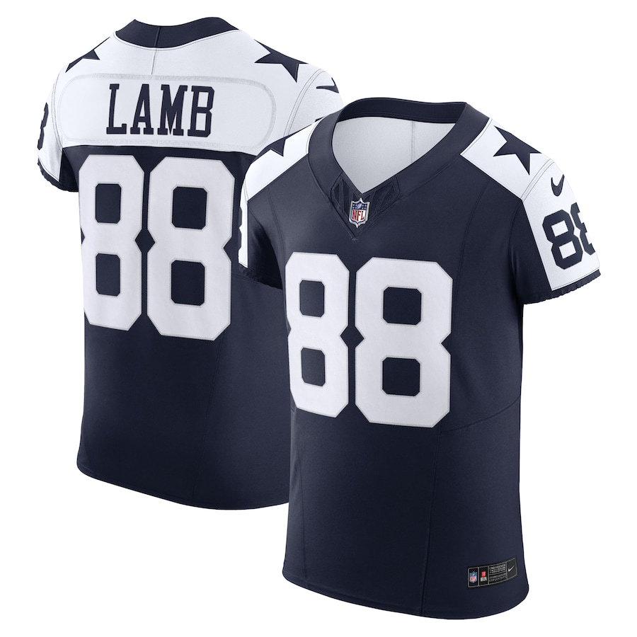 Mens Dallas Cowboys CeeDee Lamb  Navy Alternate Vapor F.U.S.E. Elite Jersey