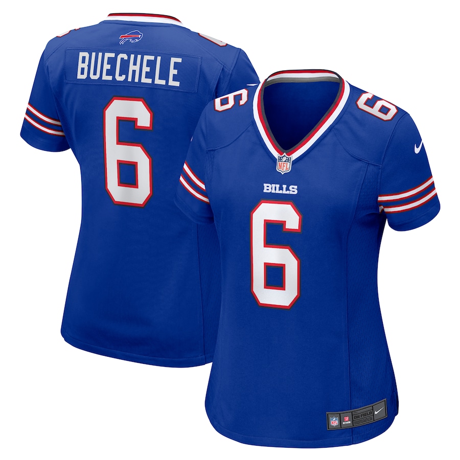 Womens Buffalo Bills Shane Buechele   Royal Team Game Jersey