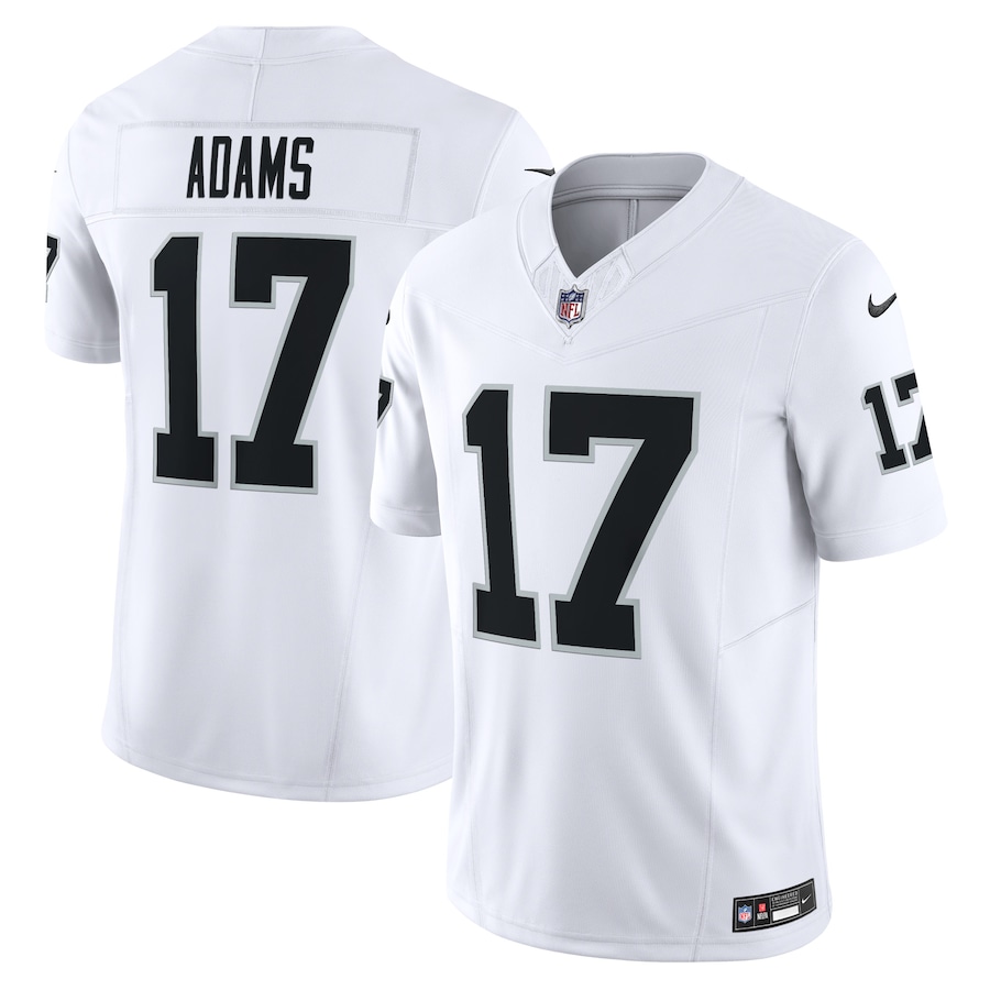 Mens Las Vegas Raiders Davante Adams  White Vapor F.U.S.E. Limited Jersey