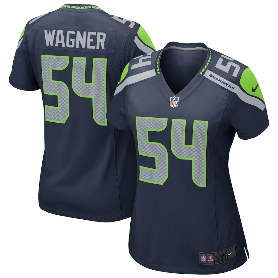 Womens Seattle Seahawks Bobby Wagner  Navy Game Jersey