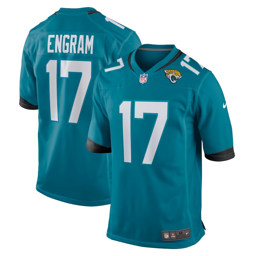 Mens Jacksonville Jaguars Evan Engram  Teal Game Jersey