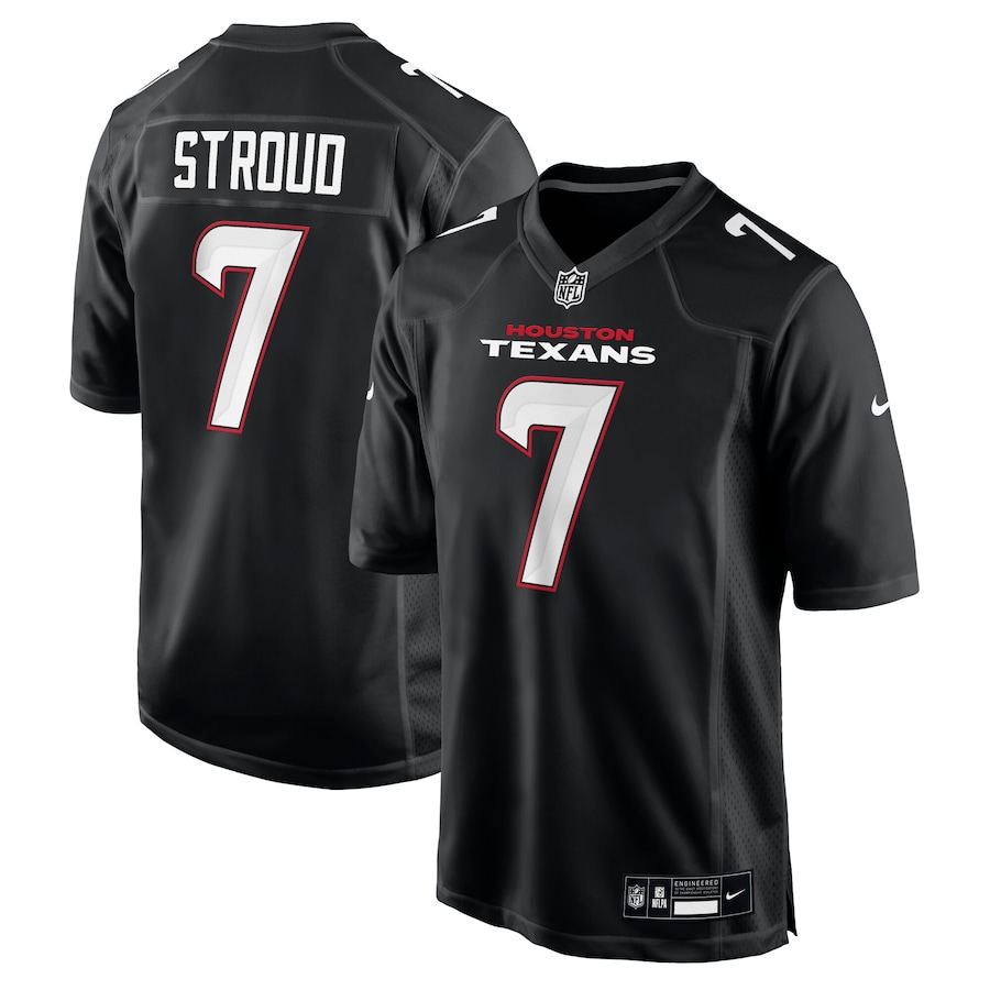 C.J. Stroud Houston Texans  Fashion Jersey - Carbon Black