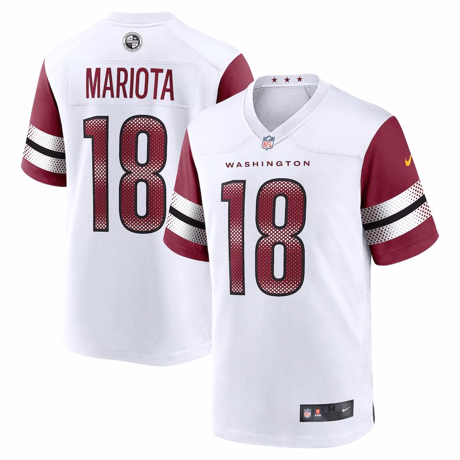 Marcus Mariota Washington Commanders   Game Jersey -  White