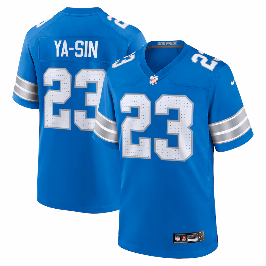 Rock Ya-Sin Detroit Lions  Team Game Jersey -  Blue