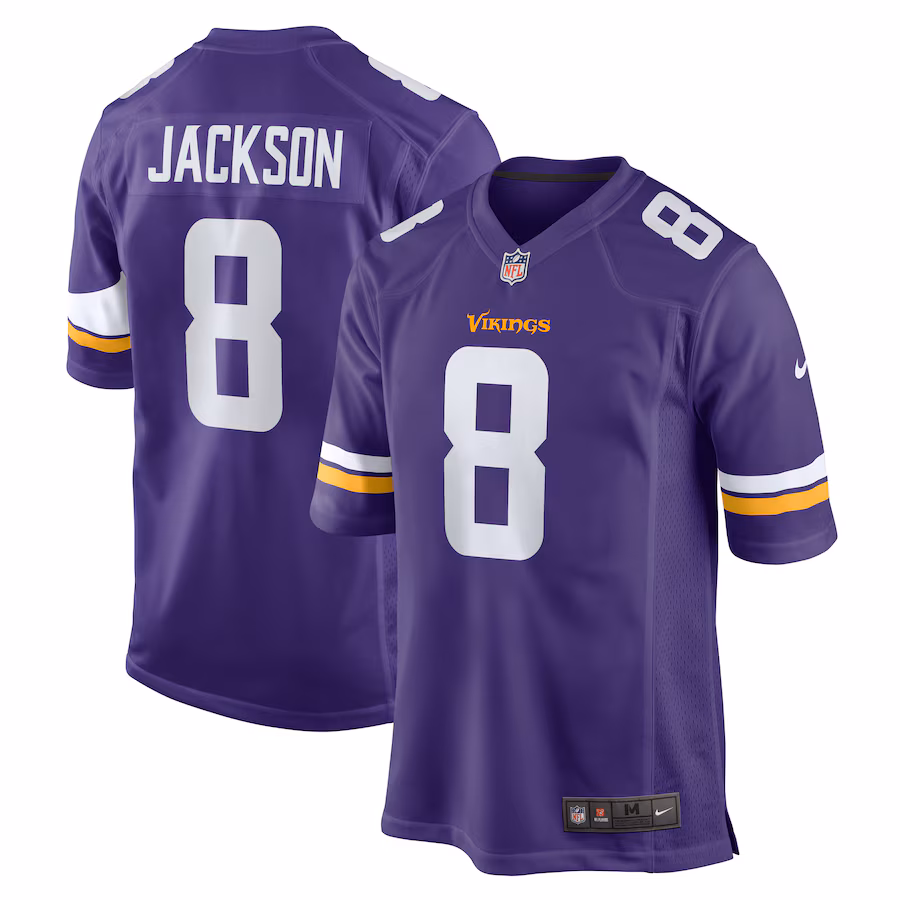 Trishton Jackson Minnesota Vikings   Game Jersey -  Purple
