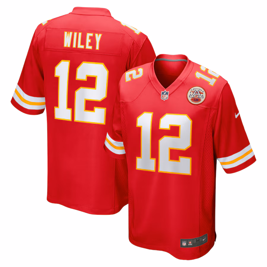 Jared Wiley Kansas City Chiefs   Game Jersey -  Red
