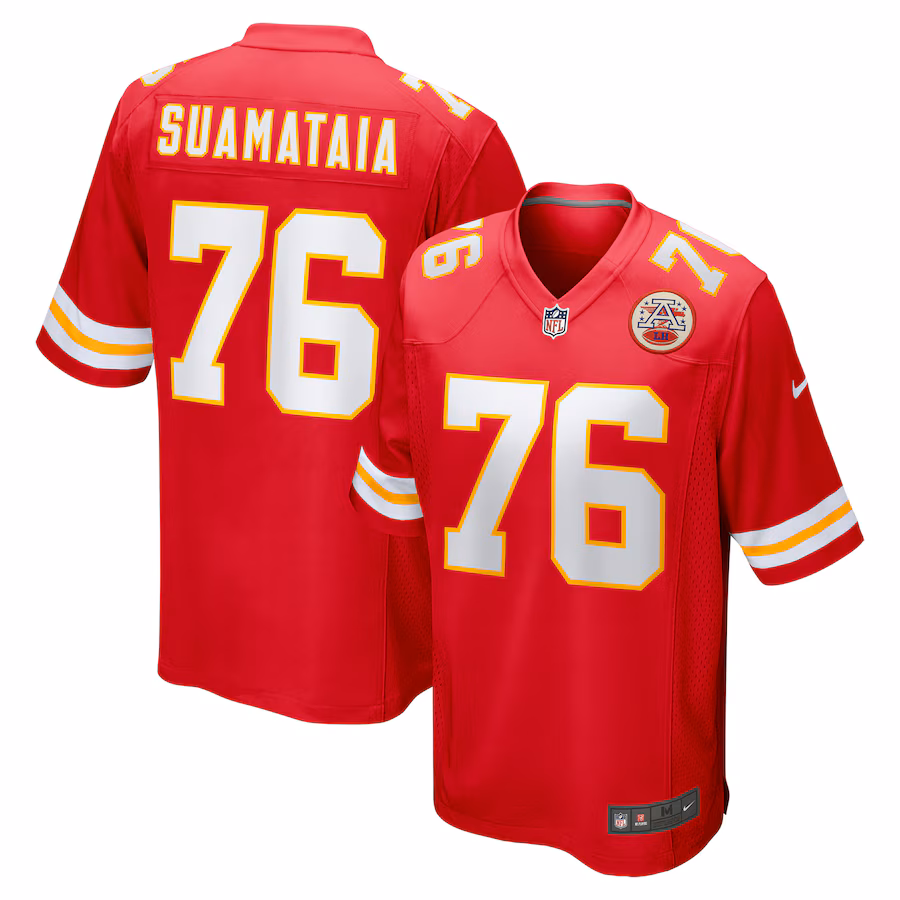 Kingsley Suamataia Kansas City Chiefs   Game Jersey -  Red
