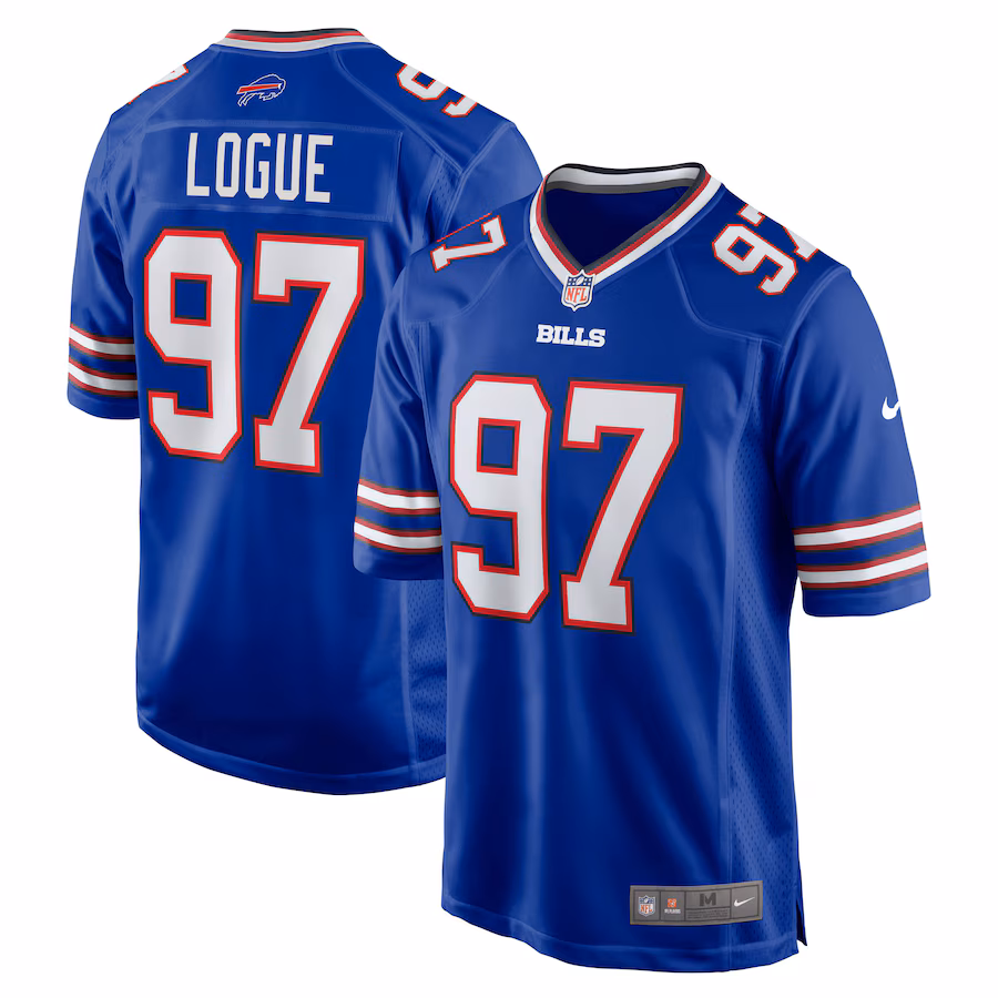 Zion Logue Buffalo Bills  Team Game Jersey -  Royal