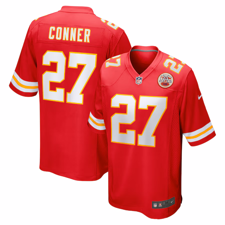 Chamarri Conner Kansas City Chiefs   Game Jersey -  Red
