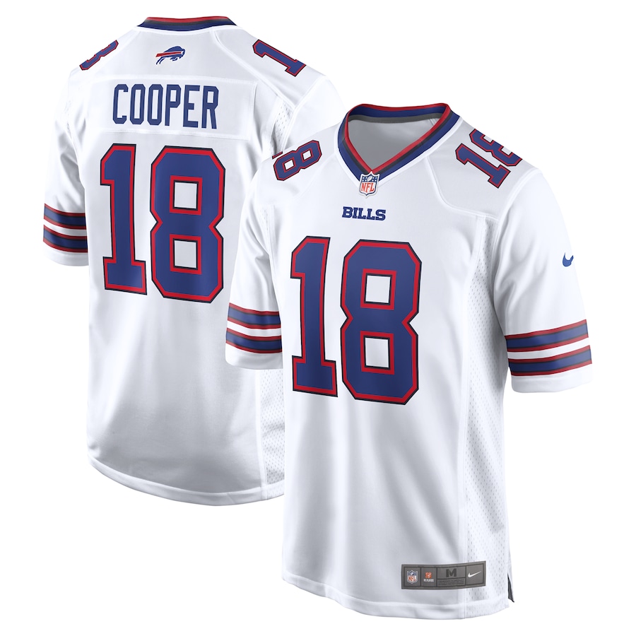 Amari Cooper Buffalo Bills  Game Jersey - White