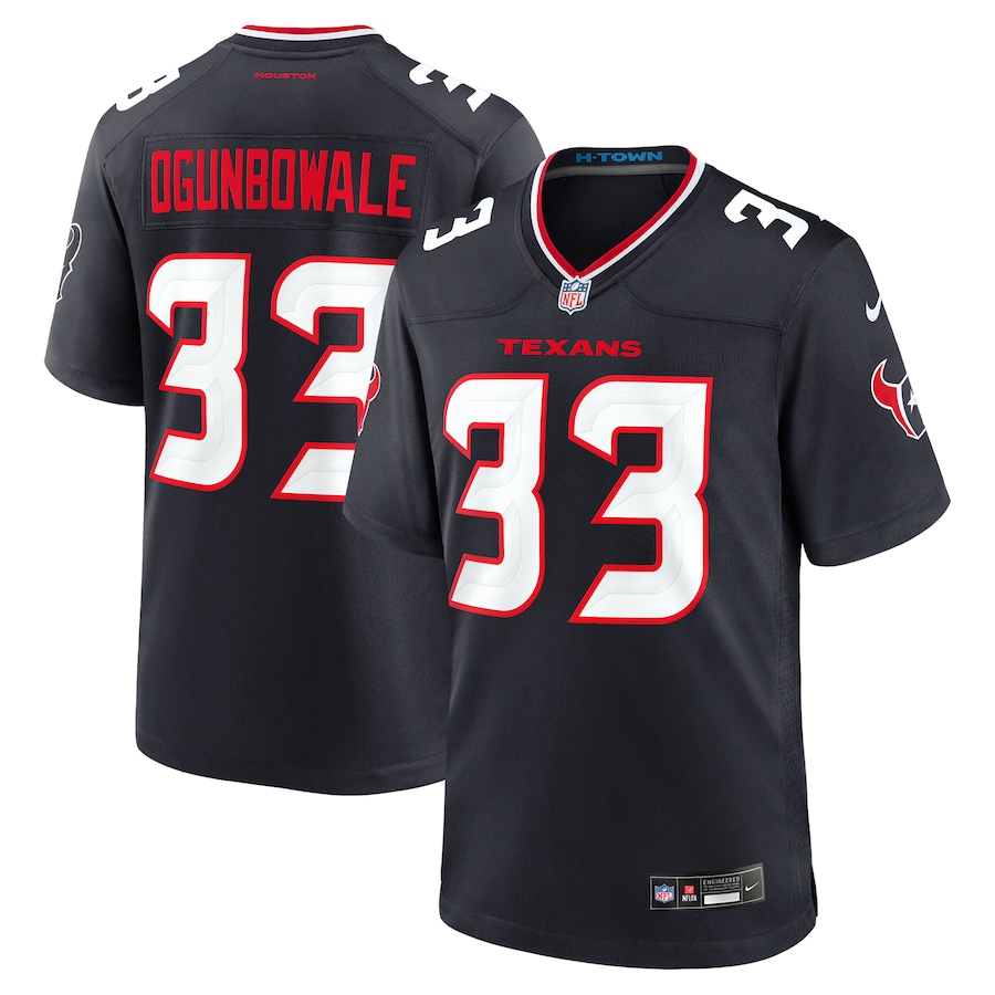 Dare Ogunbowale Houston Texans  Team Game Jersey -  Navy