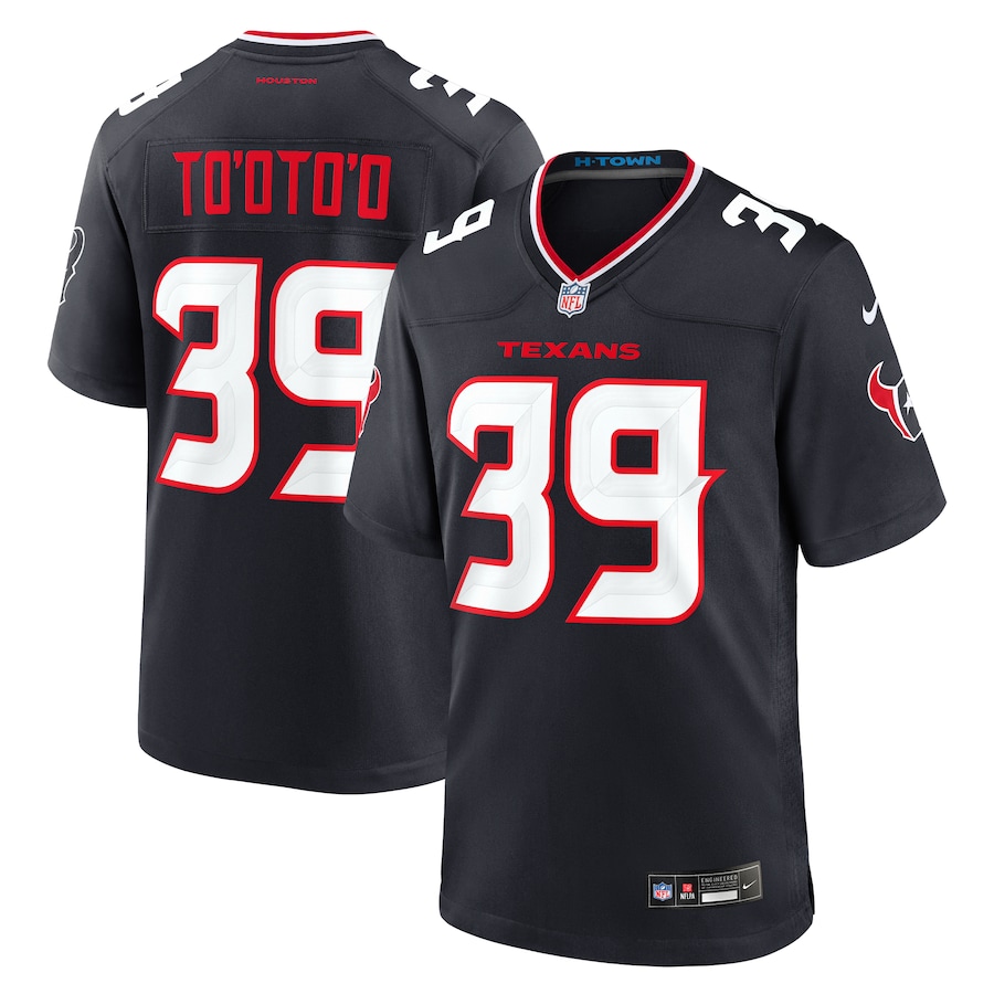Henry To'oto'o Houston Texans  Team Game Jersey -  Navy