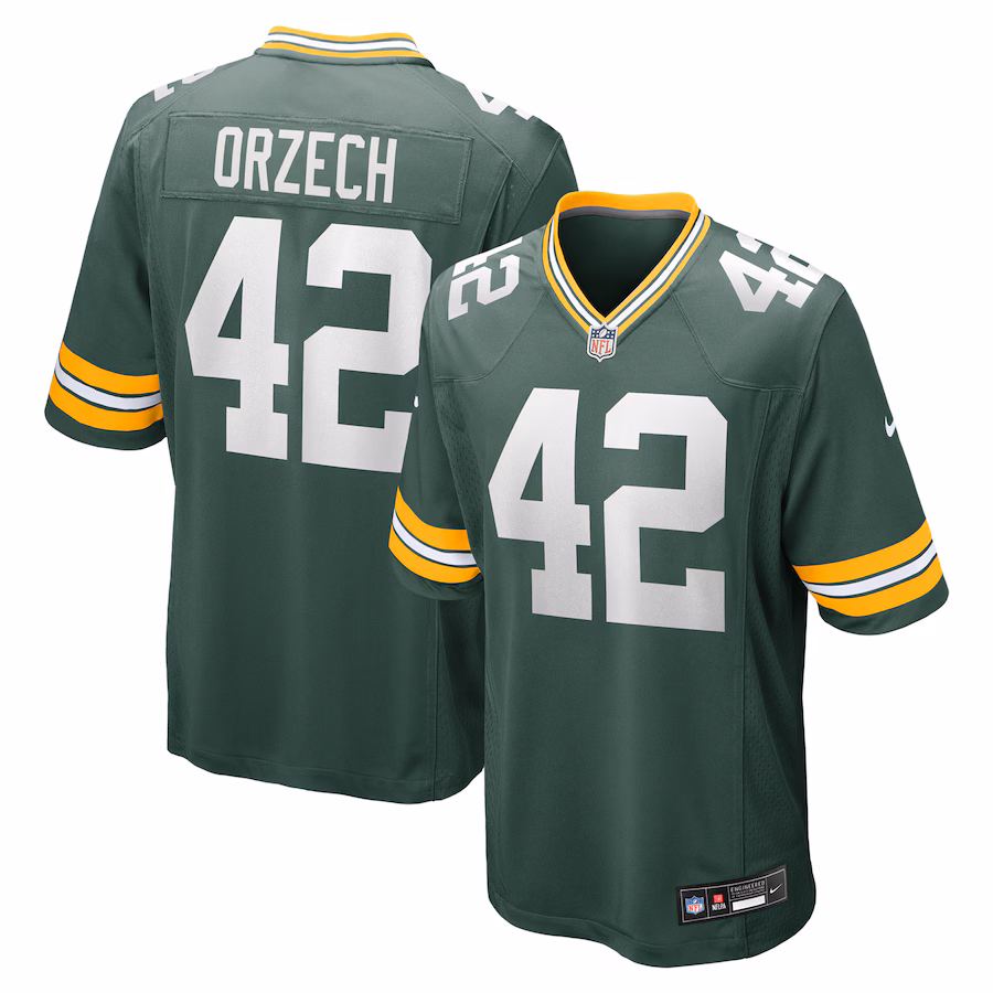 Matt Orzech Green Bay Packers   Game Jersey -  Green