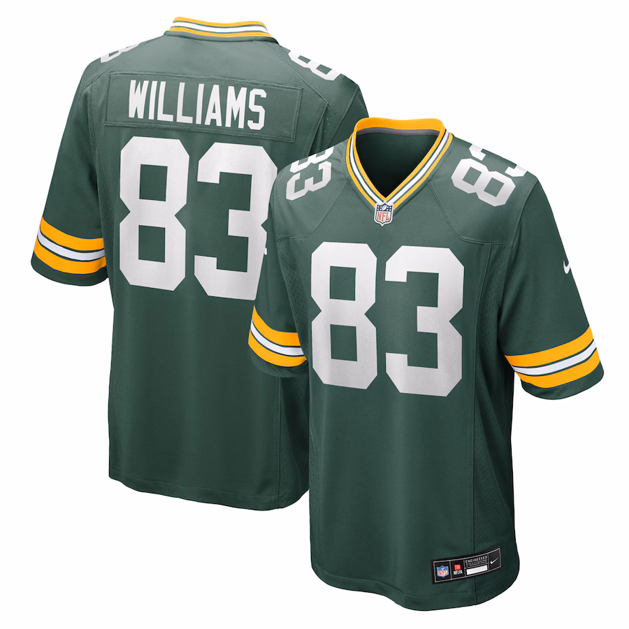 Savion Williams Green Bay Packers  Team Game Jersey -  Green