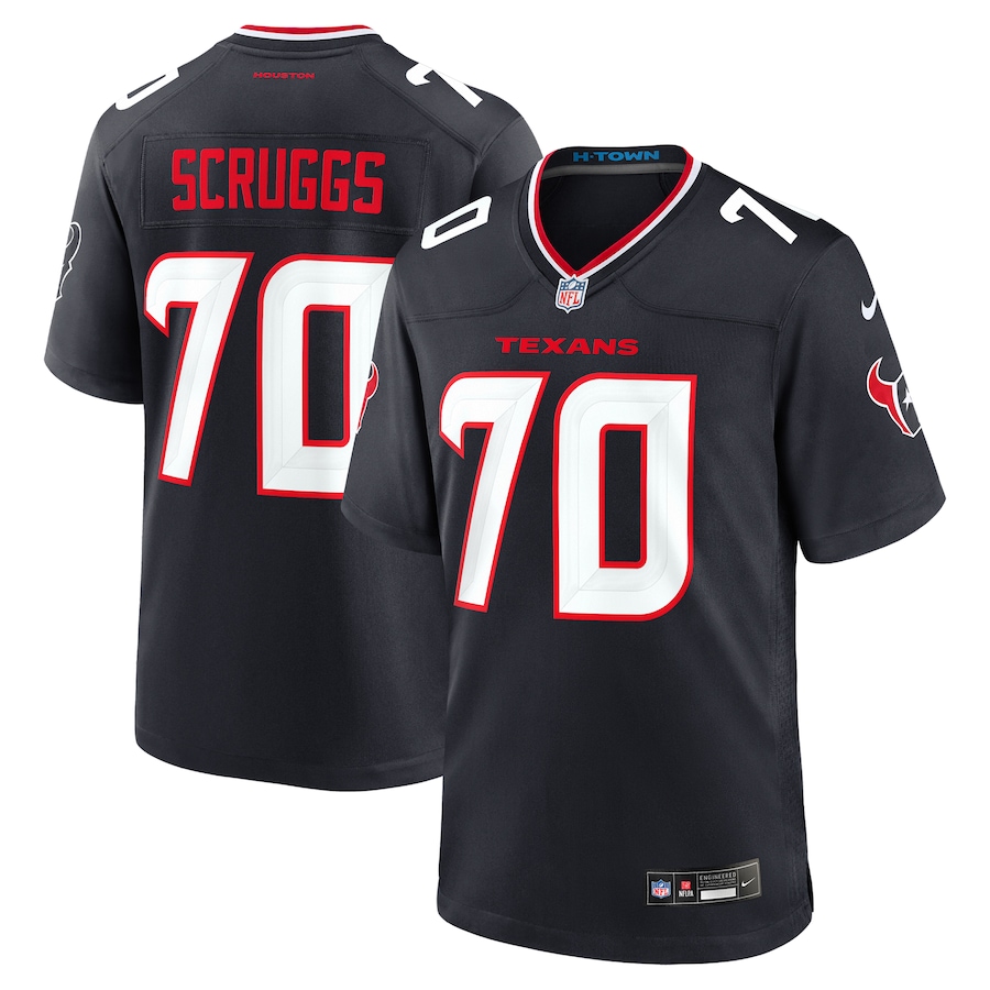 Juice Scruggs Houston Texans  Team Game Jersey -  Navy