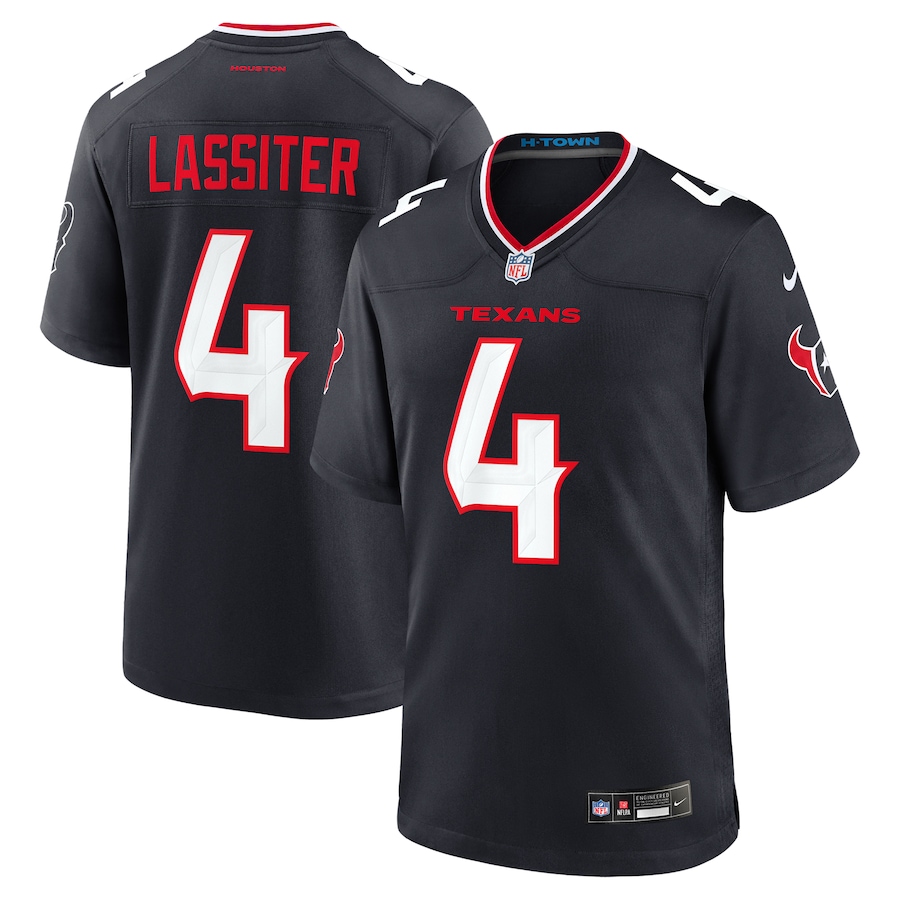 Kamari Lassiter Houston Texans  Team Game Jersey -  Navy