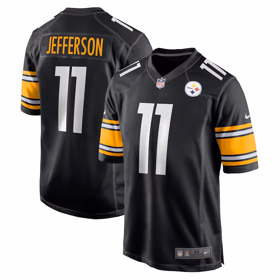 Van Jefferson Pittsburgh Steelers   Game Jersey -  Black