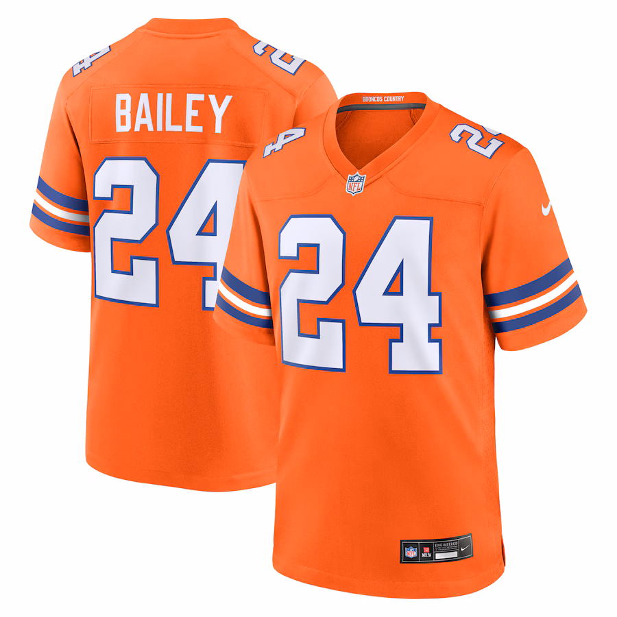Champ Bailey Denver Broncos  Retired Player Alternate Game Jersey - Orange