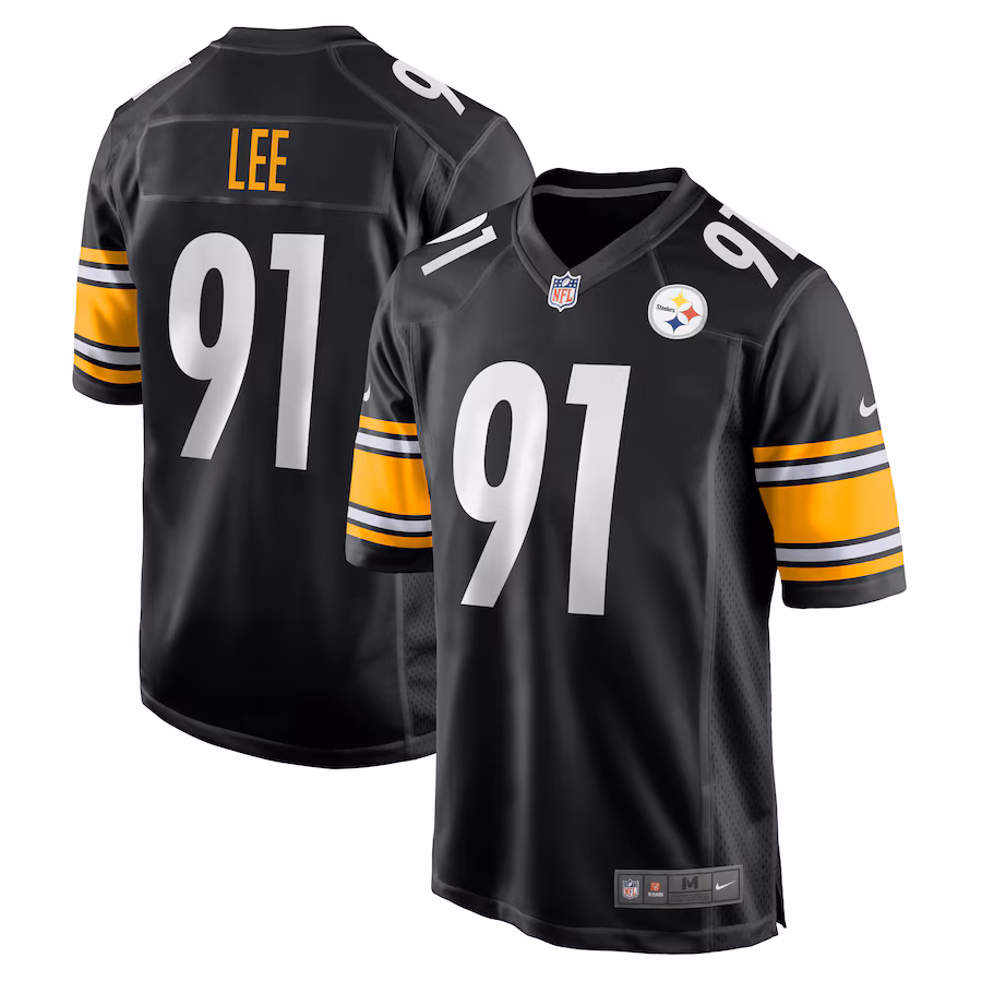 Logan Lee Pittsburgh Steelers   Game Jersey -  Black