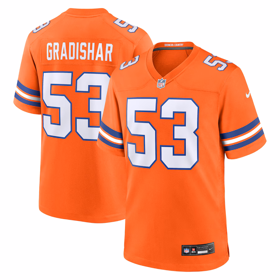 Randy Gradishar Denver Broncos  Retired Player Alternate Game Jersey - Orange