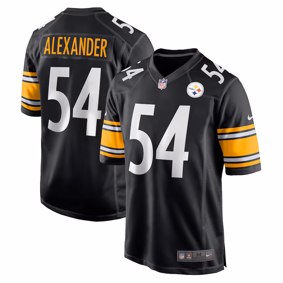 Kwon Alexander Pittsburgh Steelers   Game Jersey -  Black