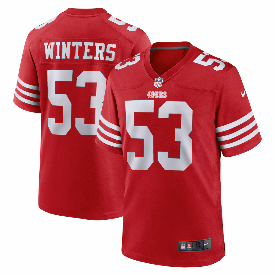 Dee Winters San Francisco 49ers  Team Game Jersey - Scarlet