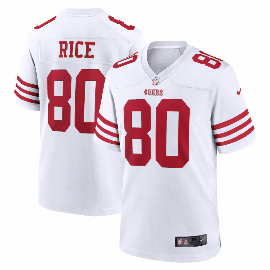 Jerry Rice San Francisco 49ers  Retired Player Game Jersey - White