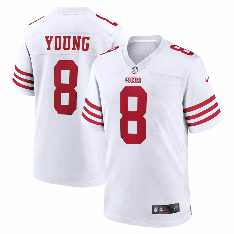 Steve Young San Francisco 49ers  Retired Game Player Jersey - White