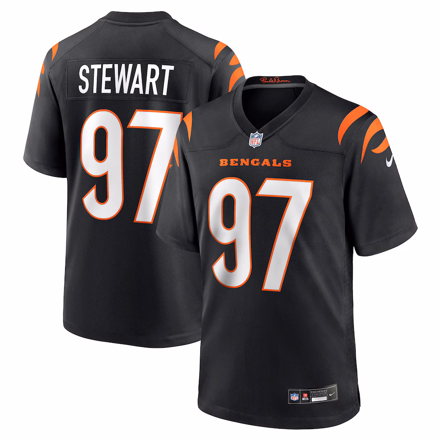 Shemar Stewart Cincinnati Bengals  Team Game Jersey -  Black