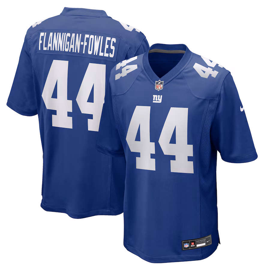 Demetrius Flannigan-Fowles New York Giants  Team Game Jersey -  Royal