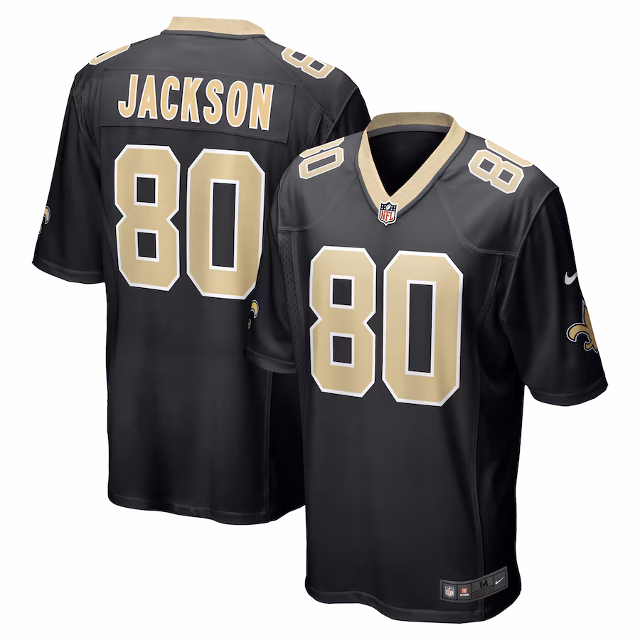 Jermaine Jackson New Orleans Saints    Game Jersey -  Black