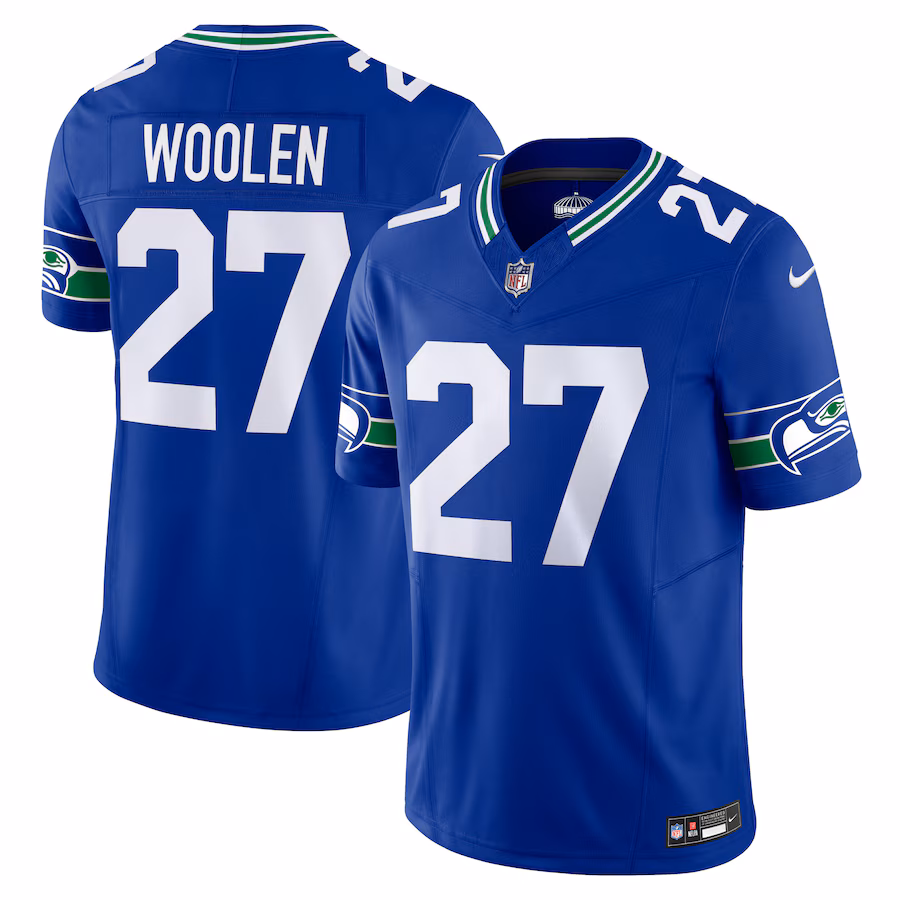Tariq Woolen Seattle Seahawks   Alternate Vapor F.U.S.E. Limited Jersey - Royal