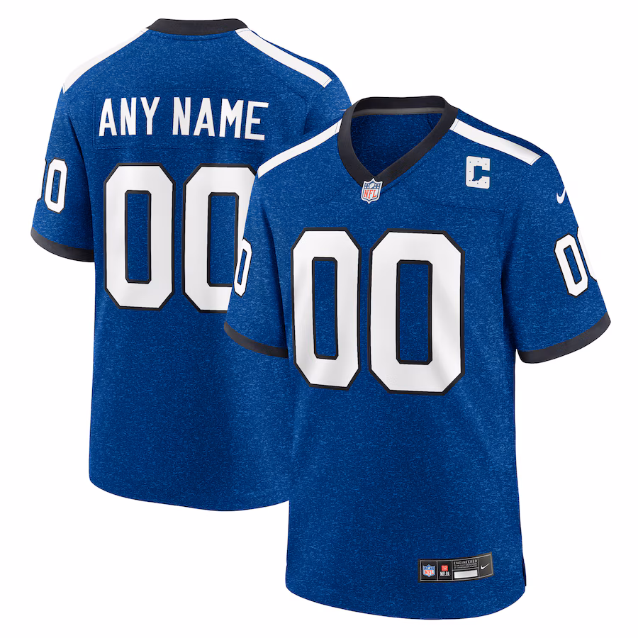 Indiana Nights Indianapolis Colts   Alternate Custom Game Jersey - Blue