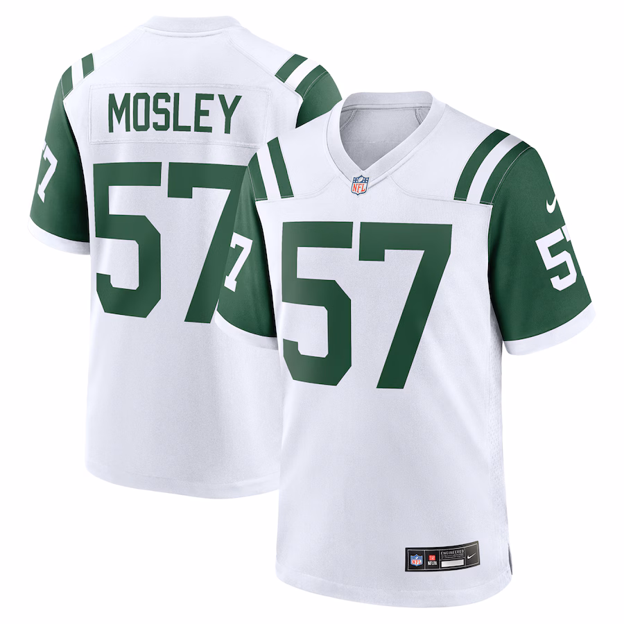 C.J. Mosley New York Jets  Classic Alternate Game Jersey - White