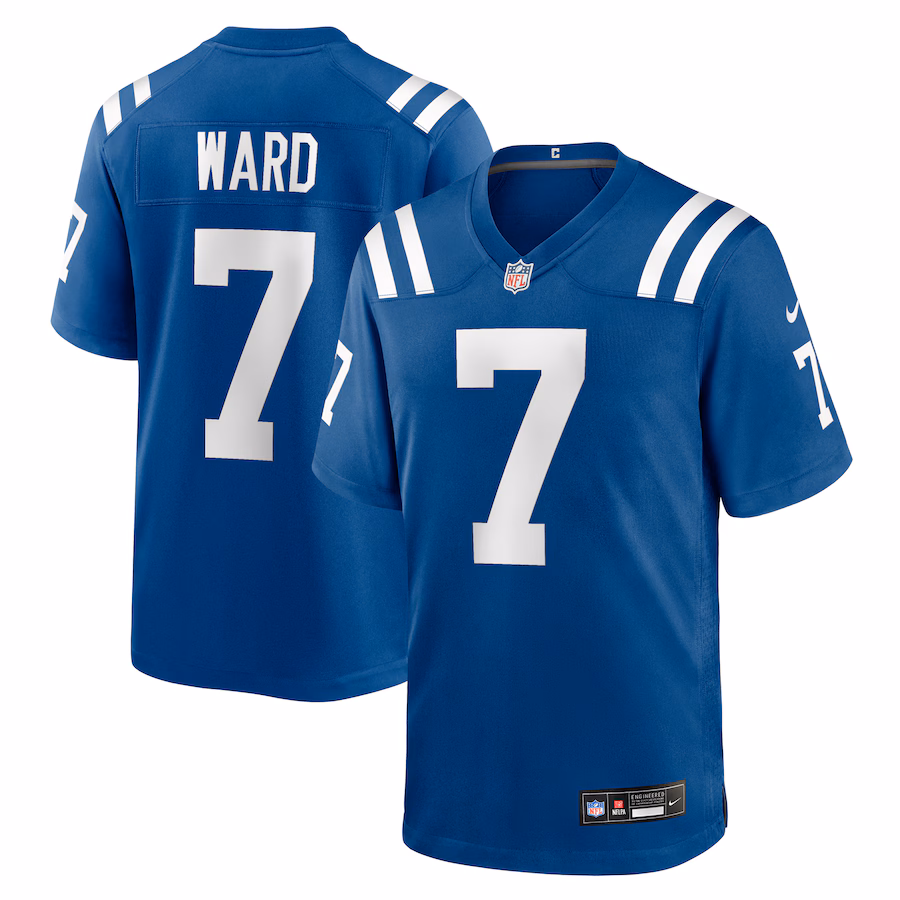 Charvarius Ward Indianapolis Colts  Team Game Jersey -  Royal