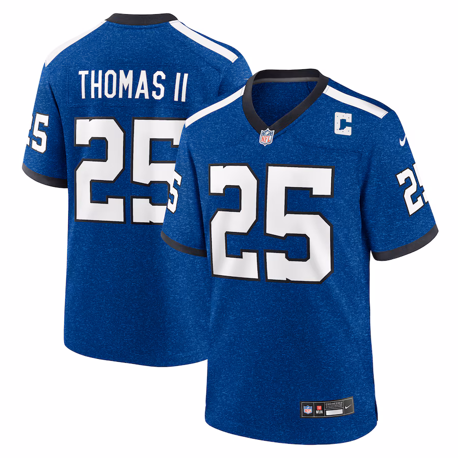 Rodney Thomas II Indianapolis Colts  Alternate Game Jersey - Blue